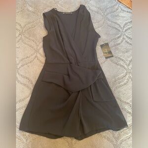 Zara Black Shorts Romper